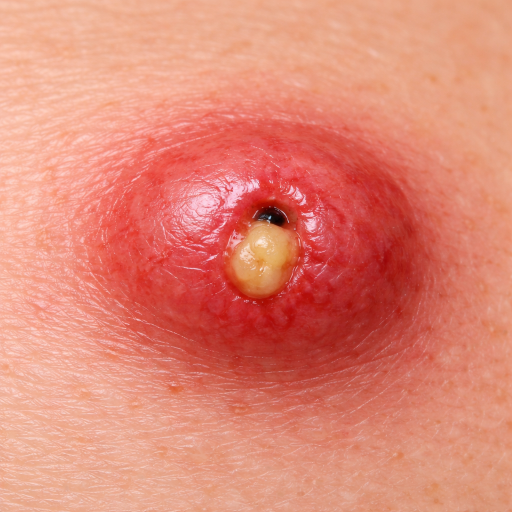 炎症性粉瘤の写真