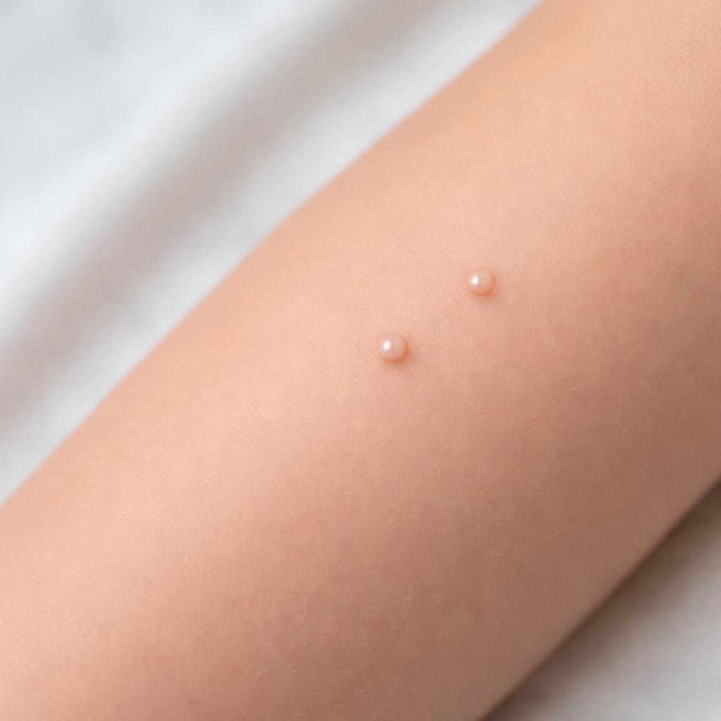 水いぼのイメージ図